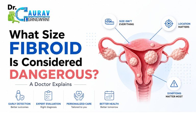 What Size fibroid is considered dangerous